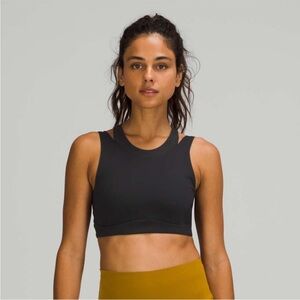 Lululemon. Black High Neck Y-Back Train Bra. Size 8. Worn twice.